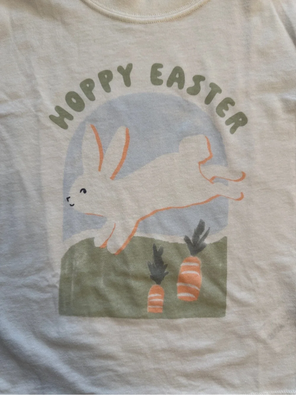 Carter's White 'Hoppy Easter' Bunny Graphic Tee | 2T